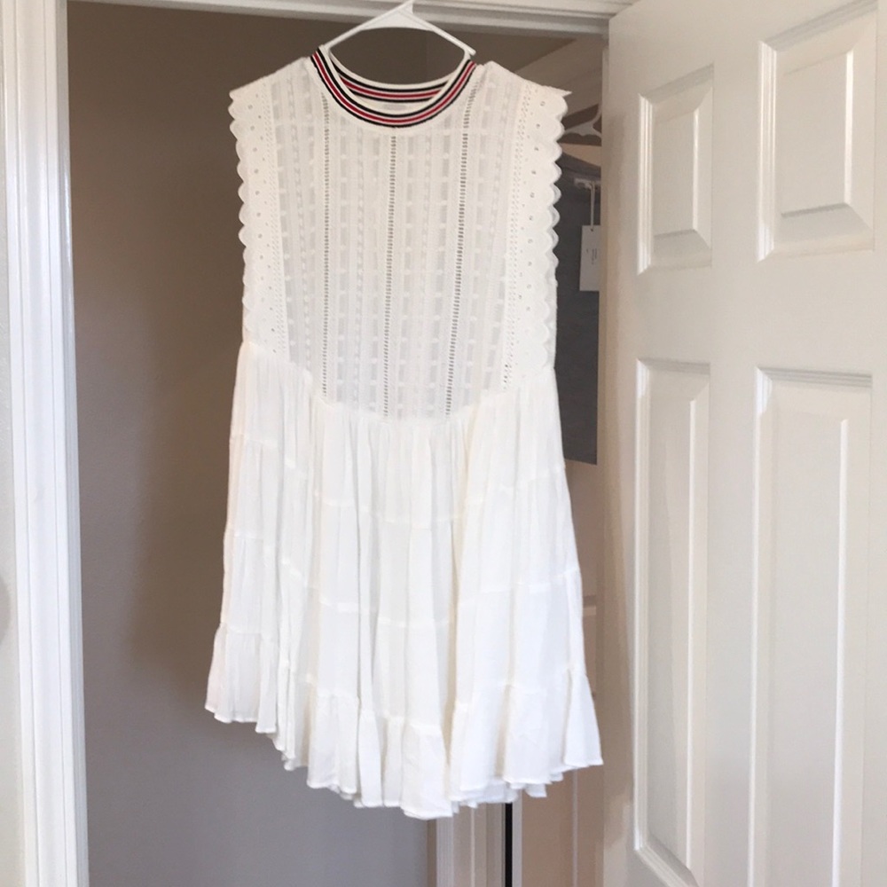 STAND white dress. never worn
